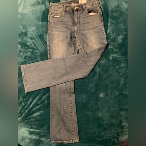 Cosmic Blue Love Boot Cut Jeans